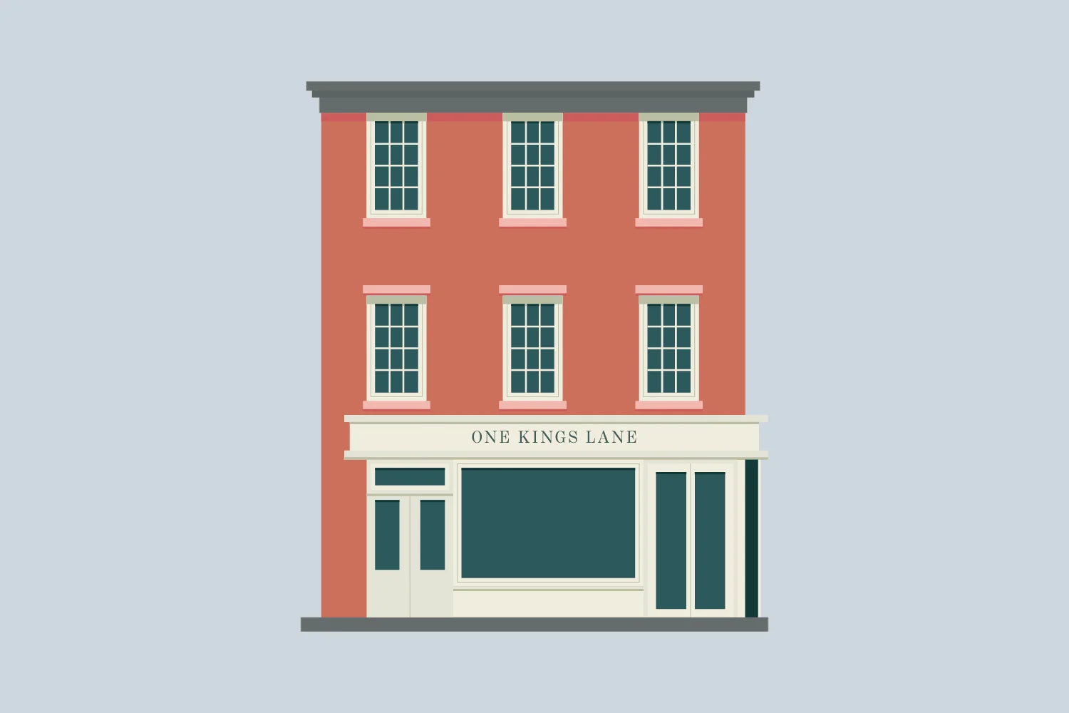  One Kings Lane—Soho Store Opening  Concept, Illustration and Design  