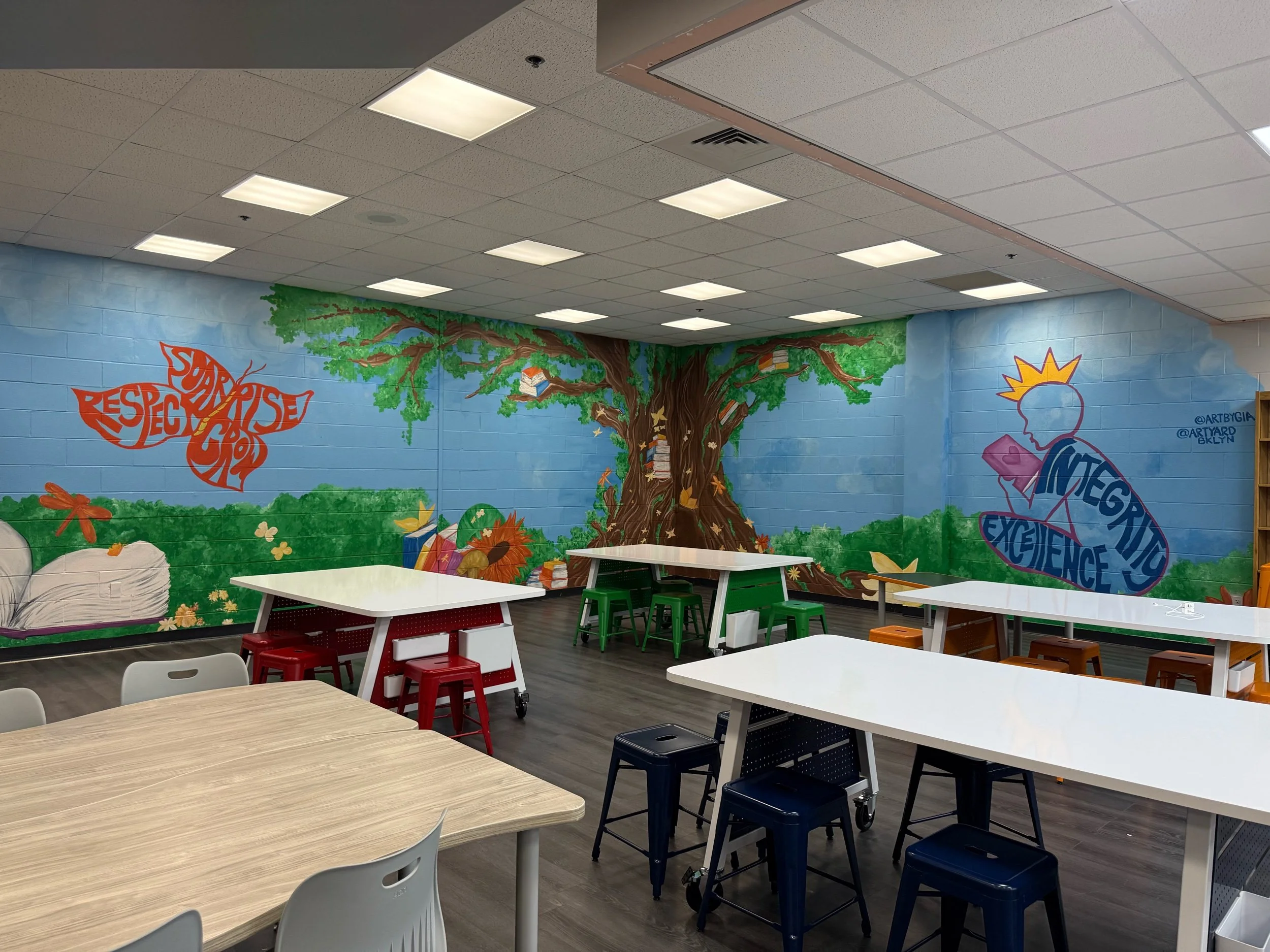 P.S. 17, school library