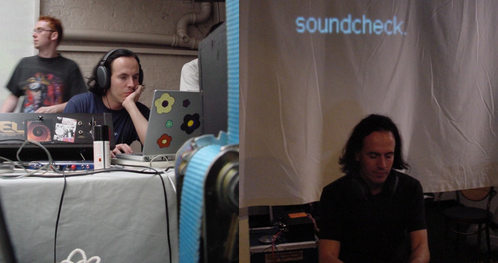 Xela (back) and Ulrich Schnauss Birmingham 2005, and Ulrich in Manchester 2005. 