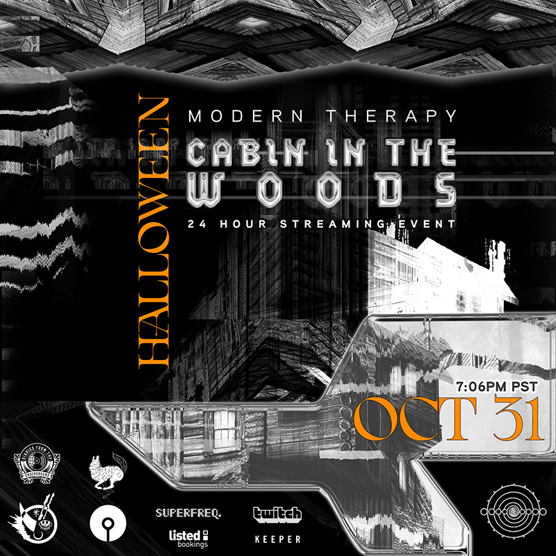 Cabin In The Woods: 24 Hour Halloween Stream Event (ASIP DJ set)