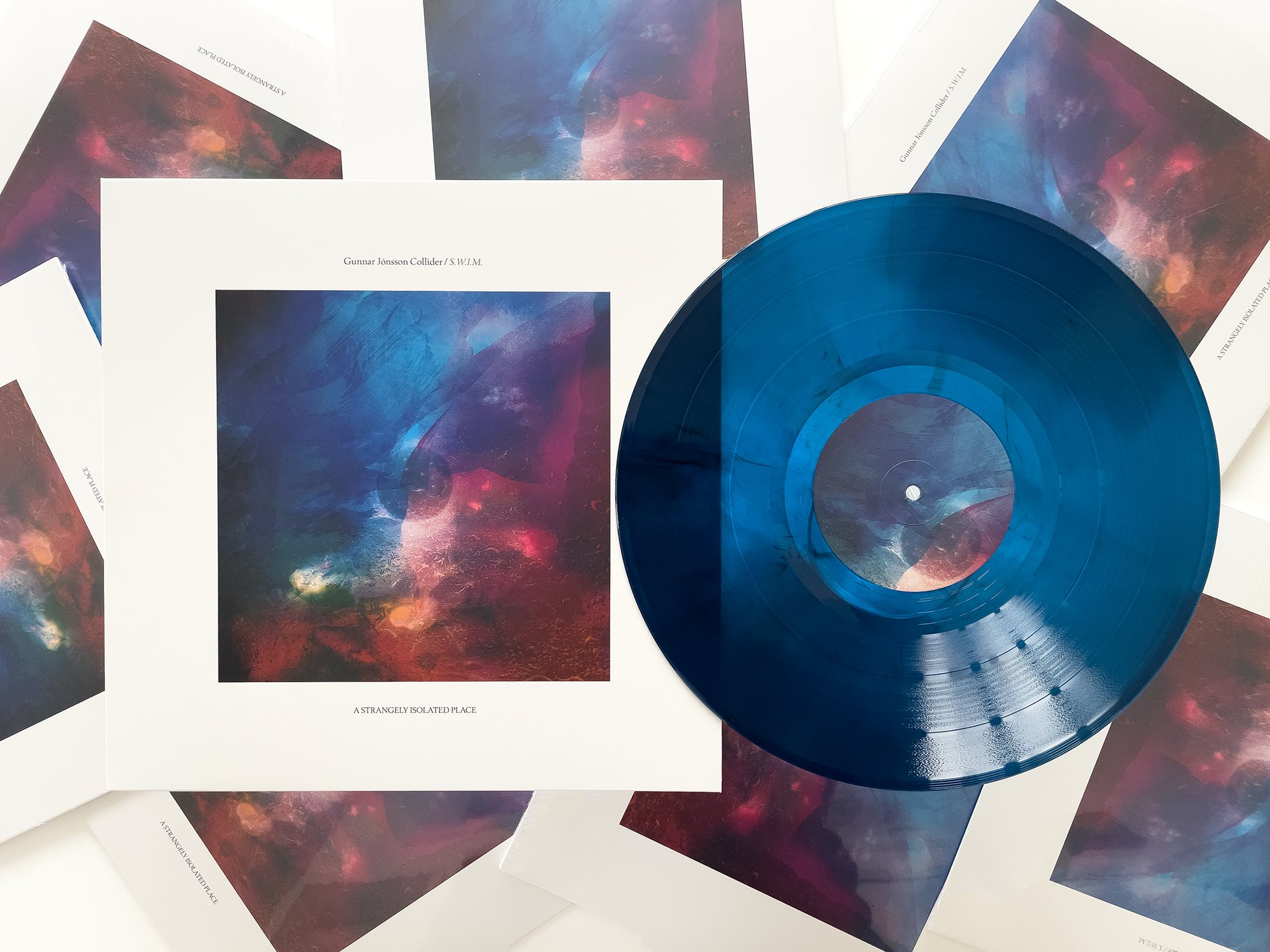 Blue Smoke Vinyl record from Gunnar Jónsson Collider