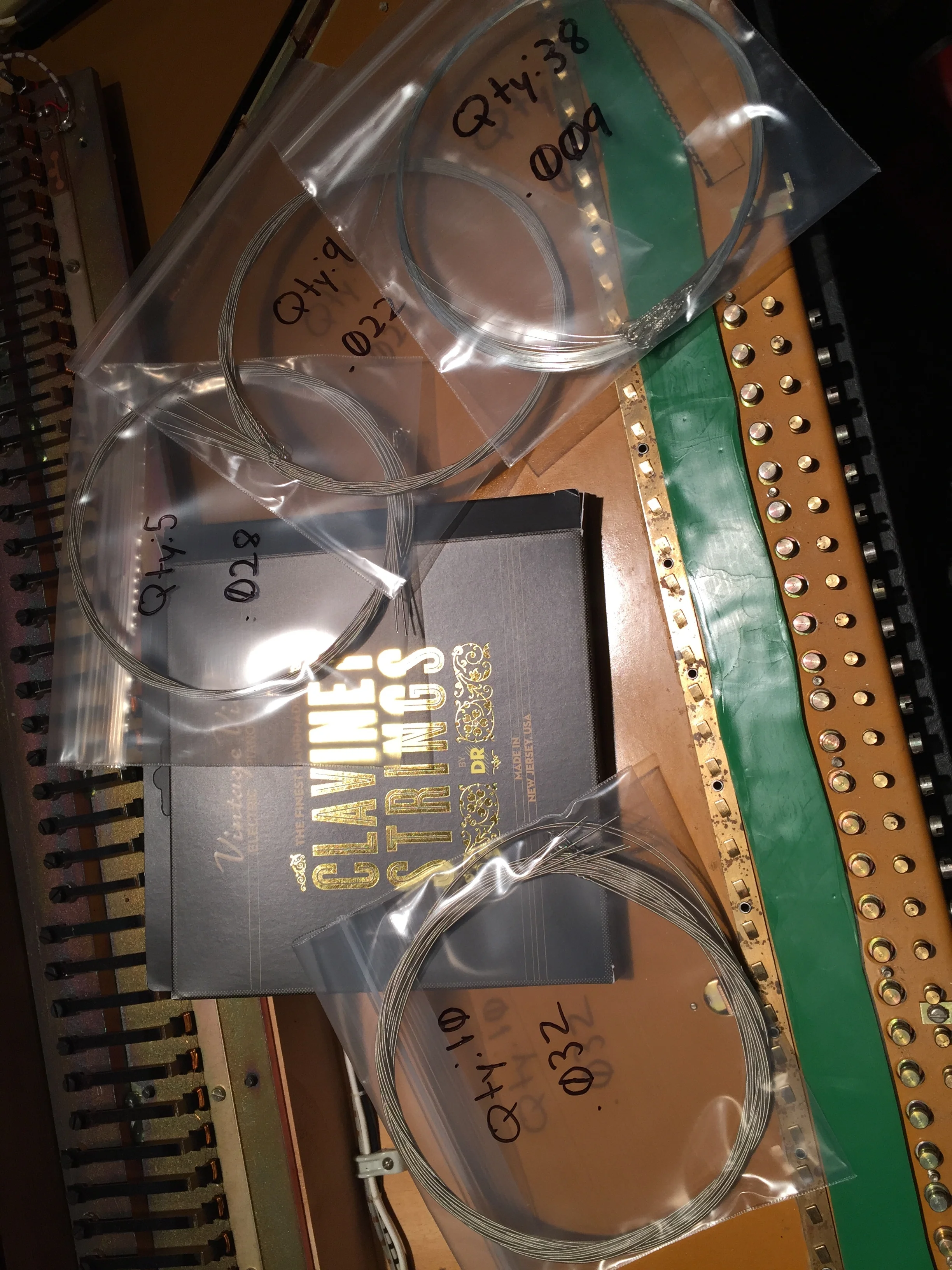 New strings.