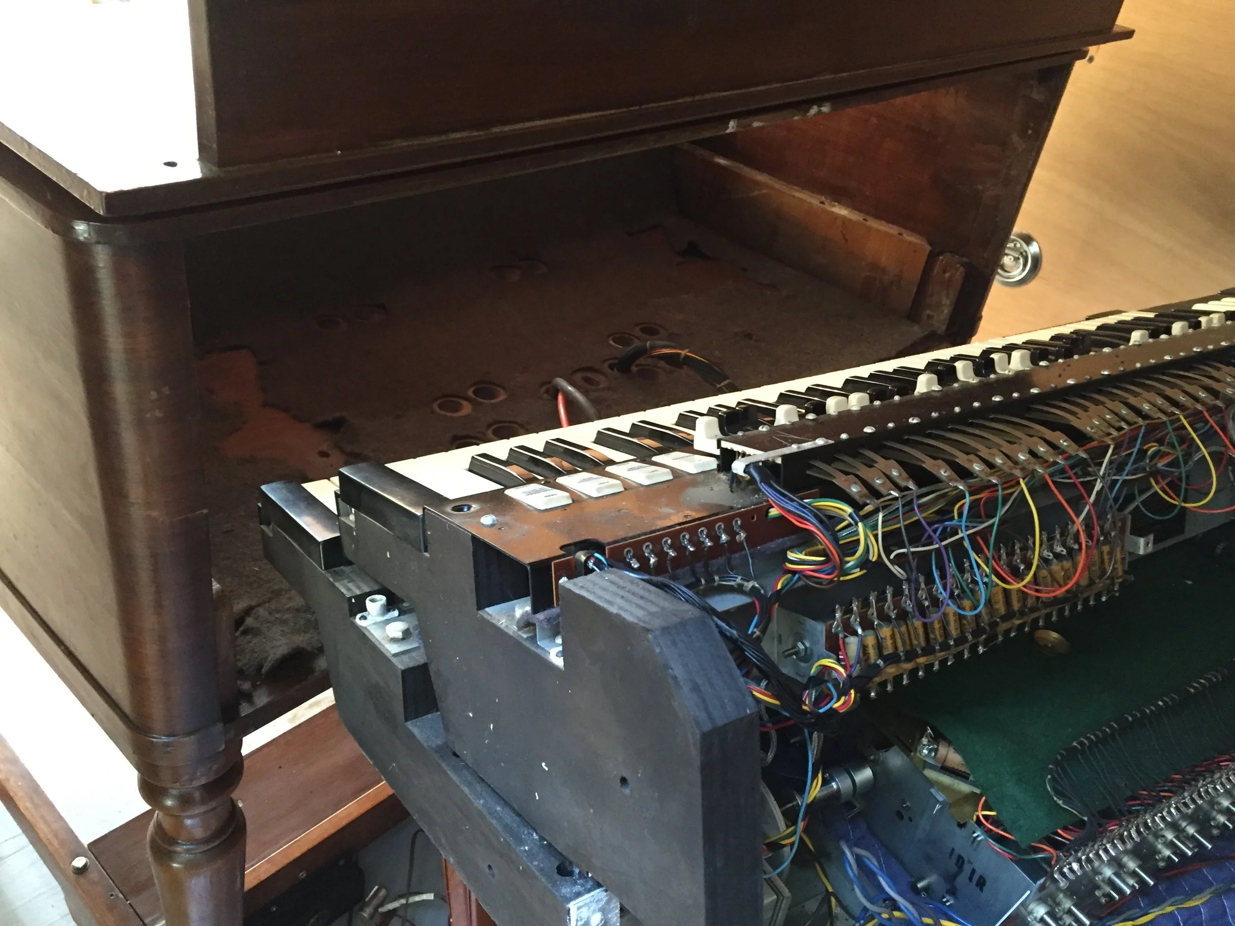 Ready to install the parts into the repaired B-3 case.