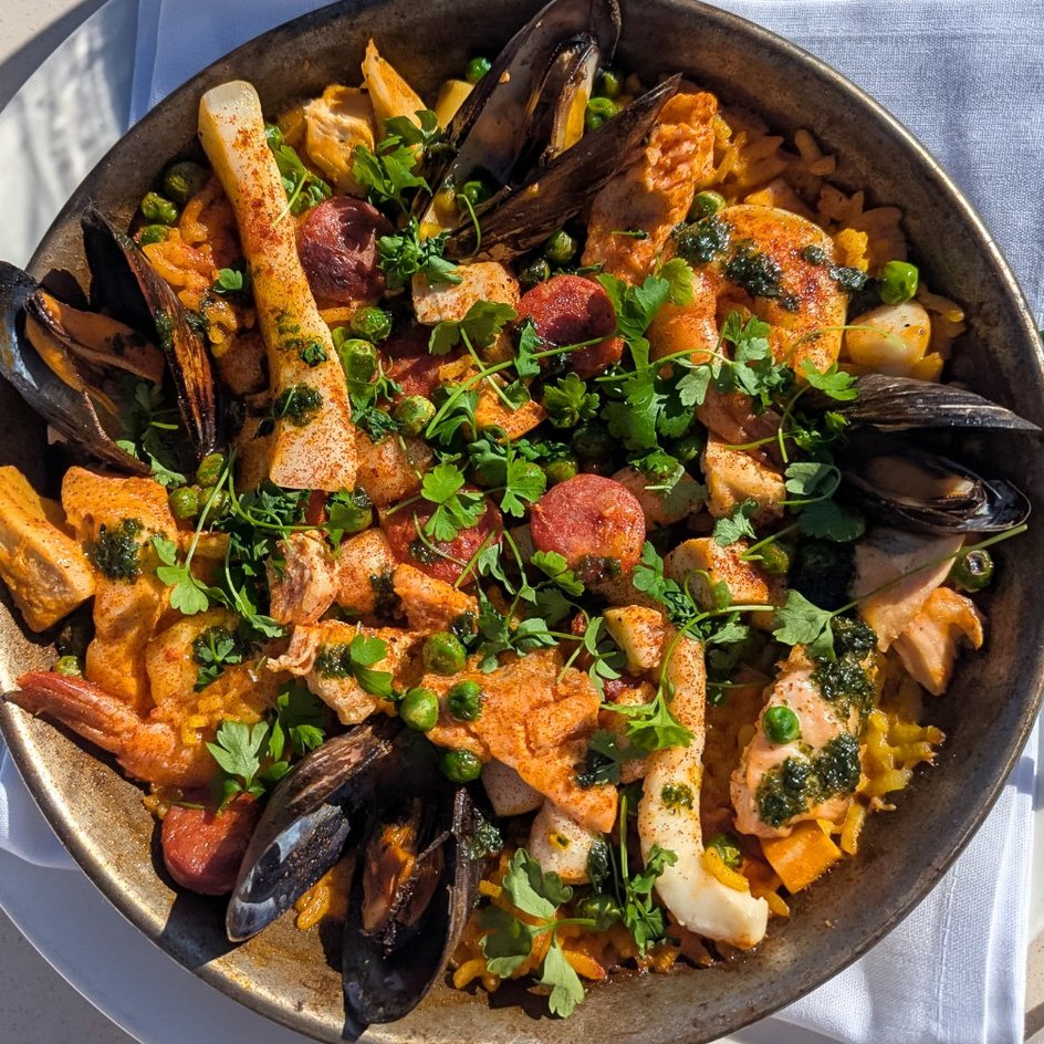 Paella at The Prado in San Diego's Balboa Park