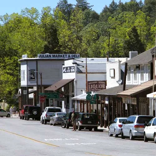 Old gold rush town Julian, CA