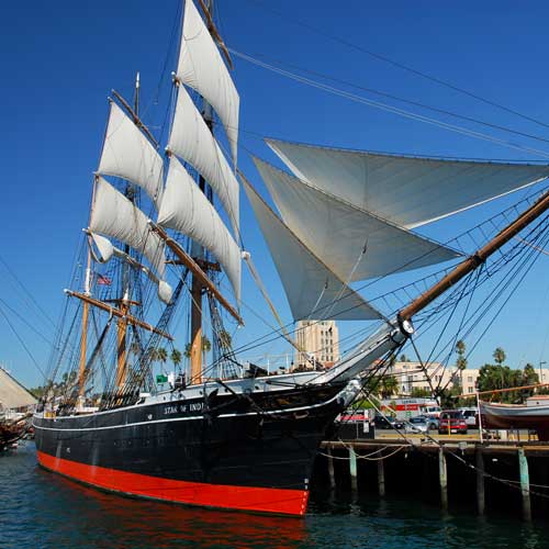 The Star of India at the San Diego Maritime Museum