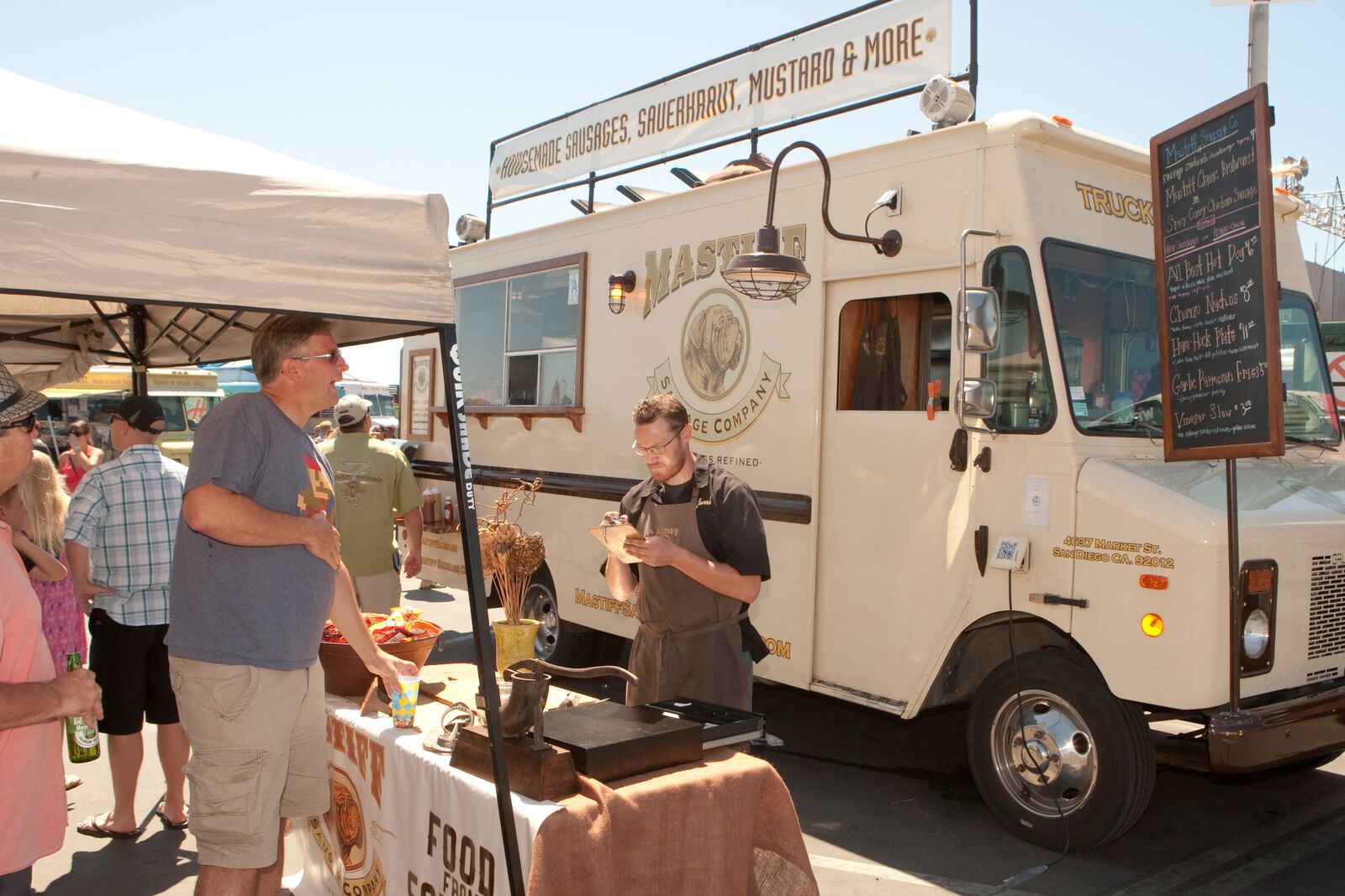 Food trucks at Del Mar Racetrack