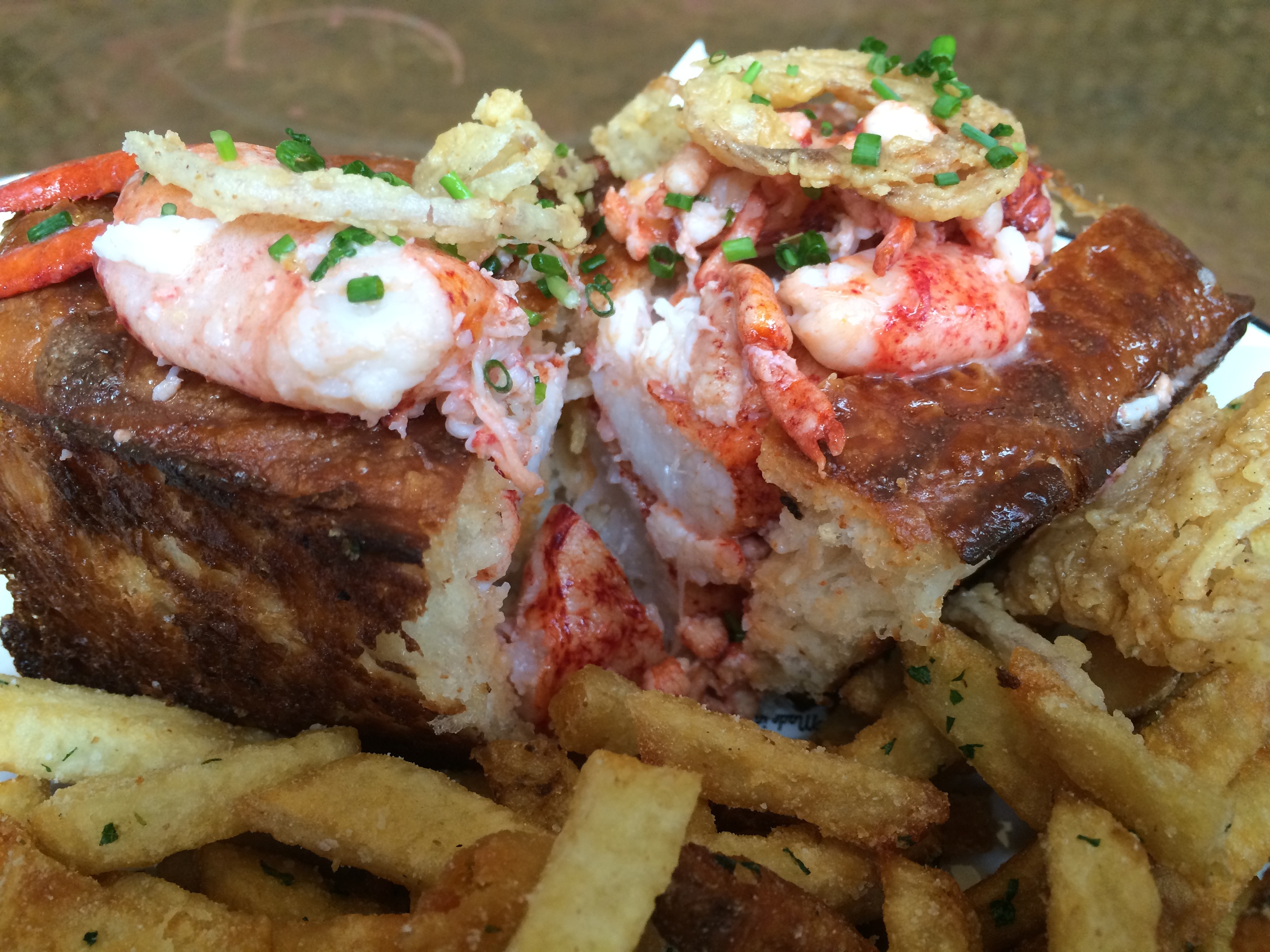  Well heck yeah, lots and lots of succulent lobster meat in the Ironside Lobster Roll. 