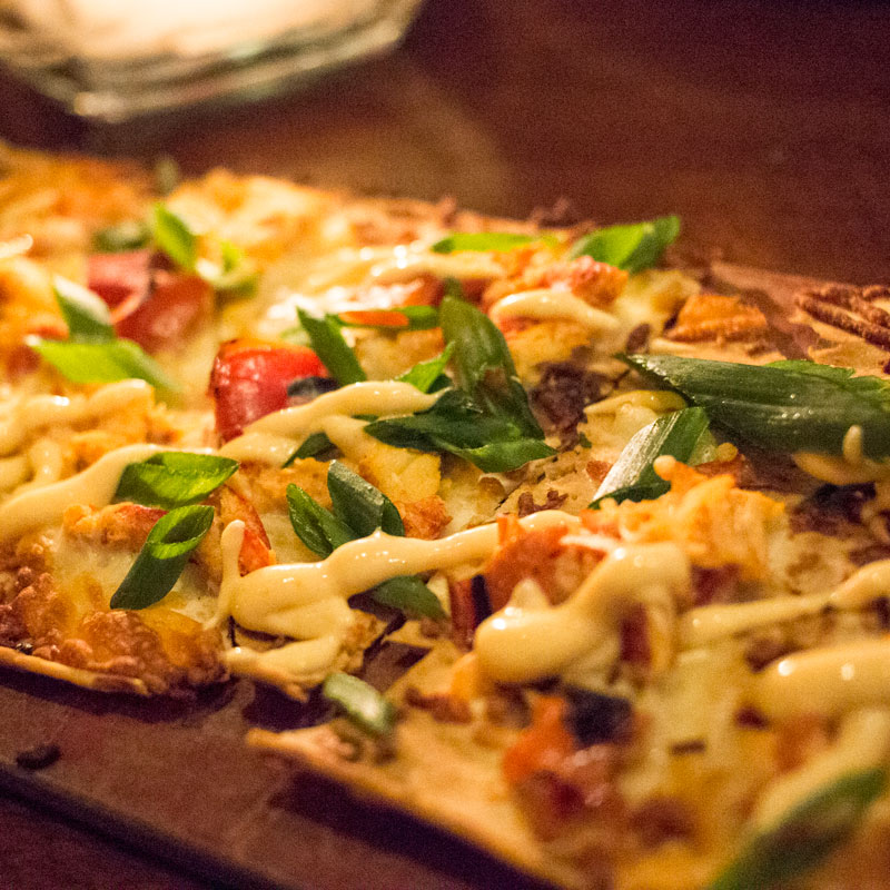 Lobster and Mozzarella Flatbread