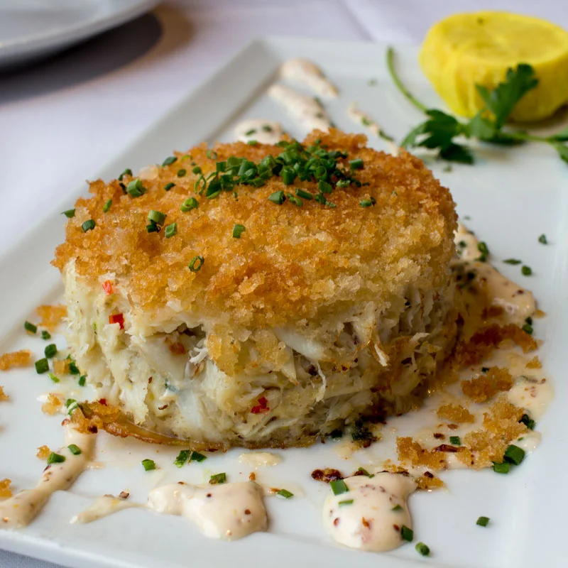 Crab Cake at Eddie V's La Jolla