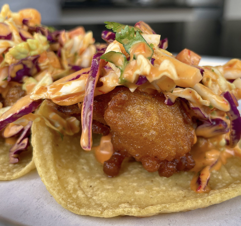 Fish taco at Fish Guts in San Diego