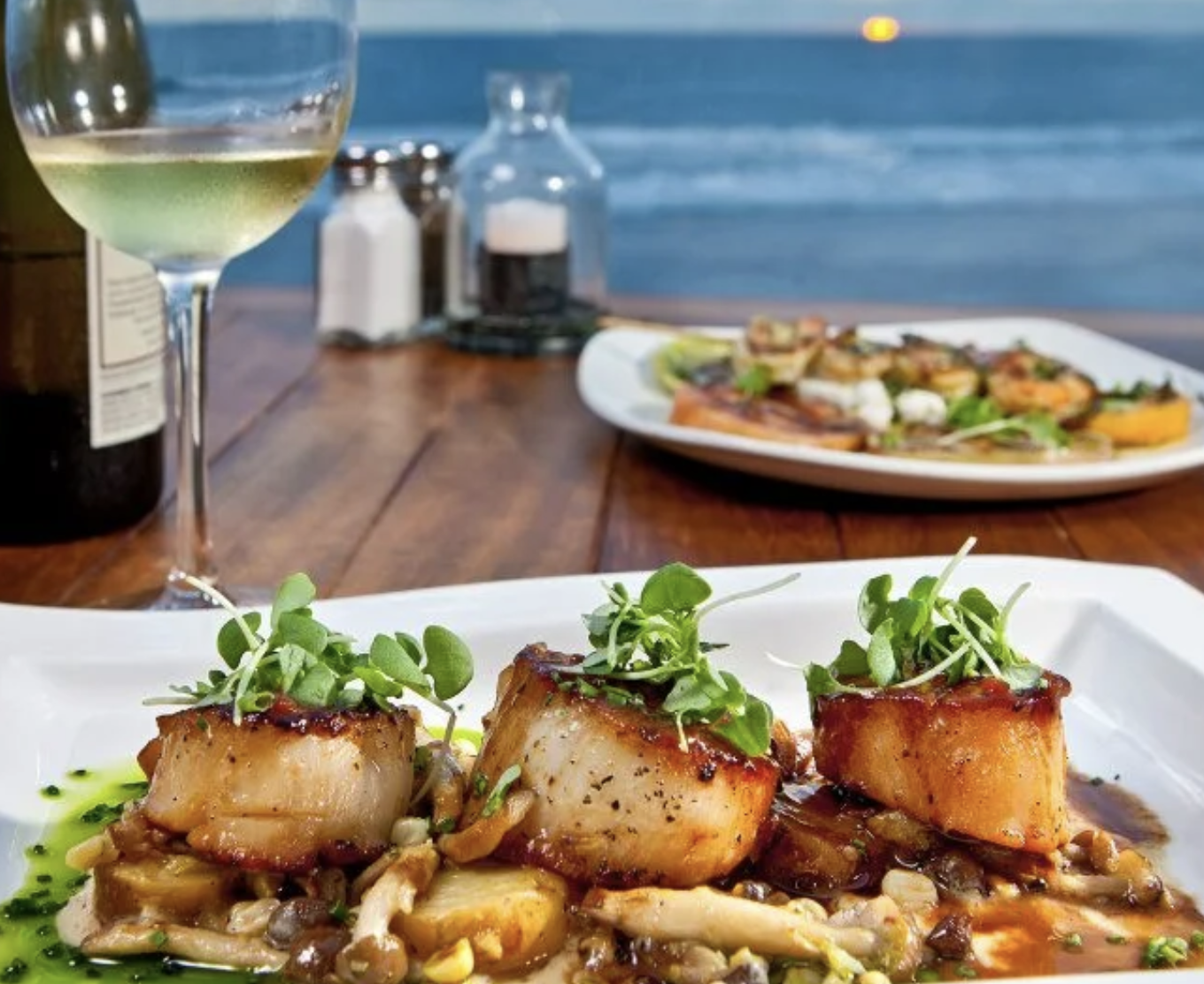 Ocean view at Pacific Coast Grill