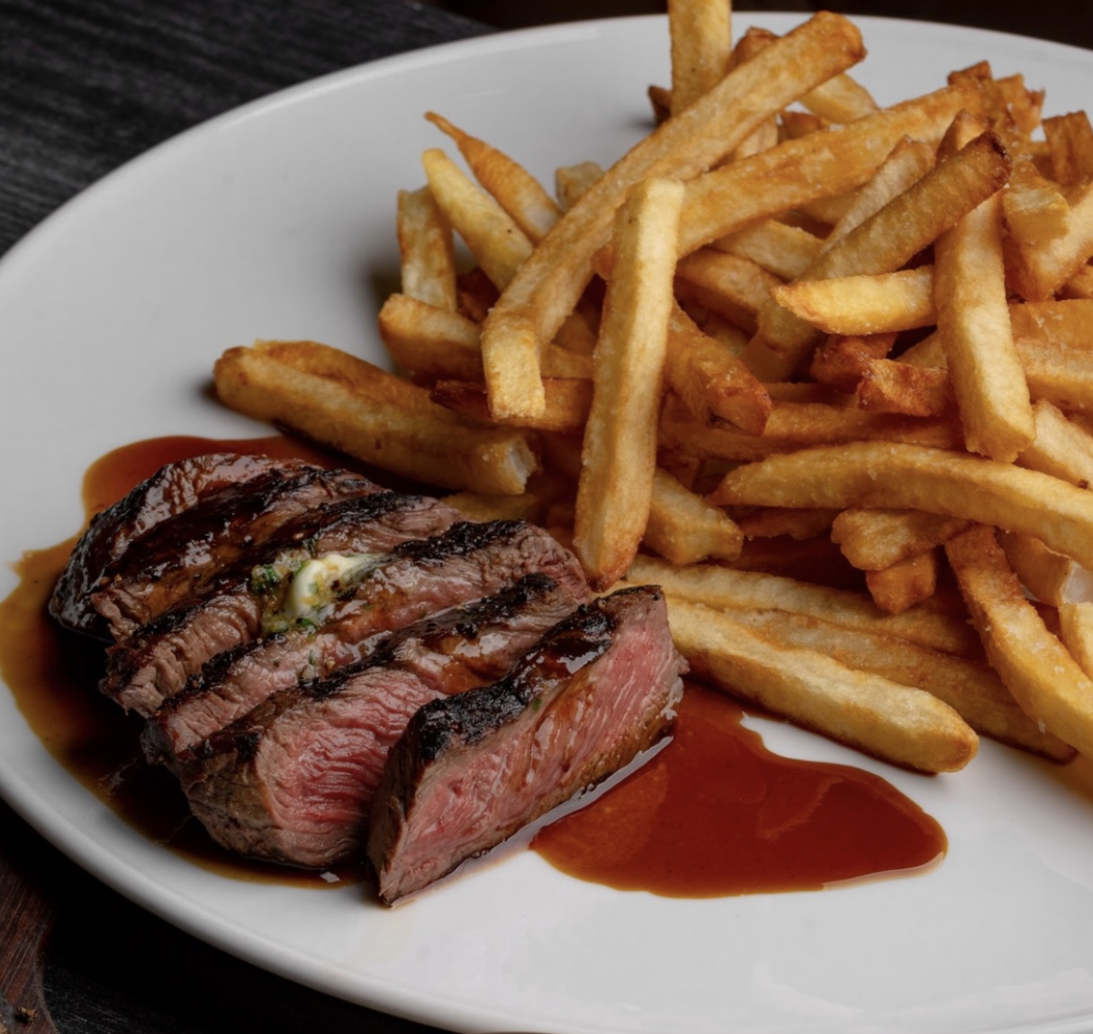 Steak and fries at Cowboy Star in San Diego