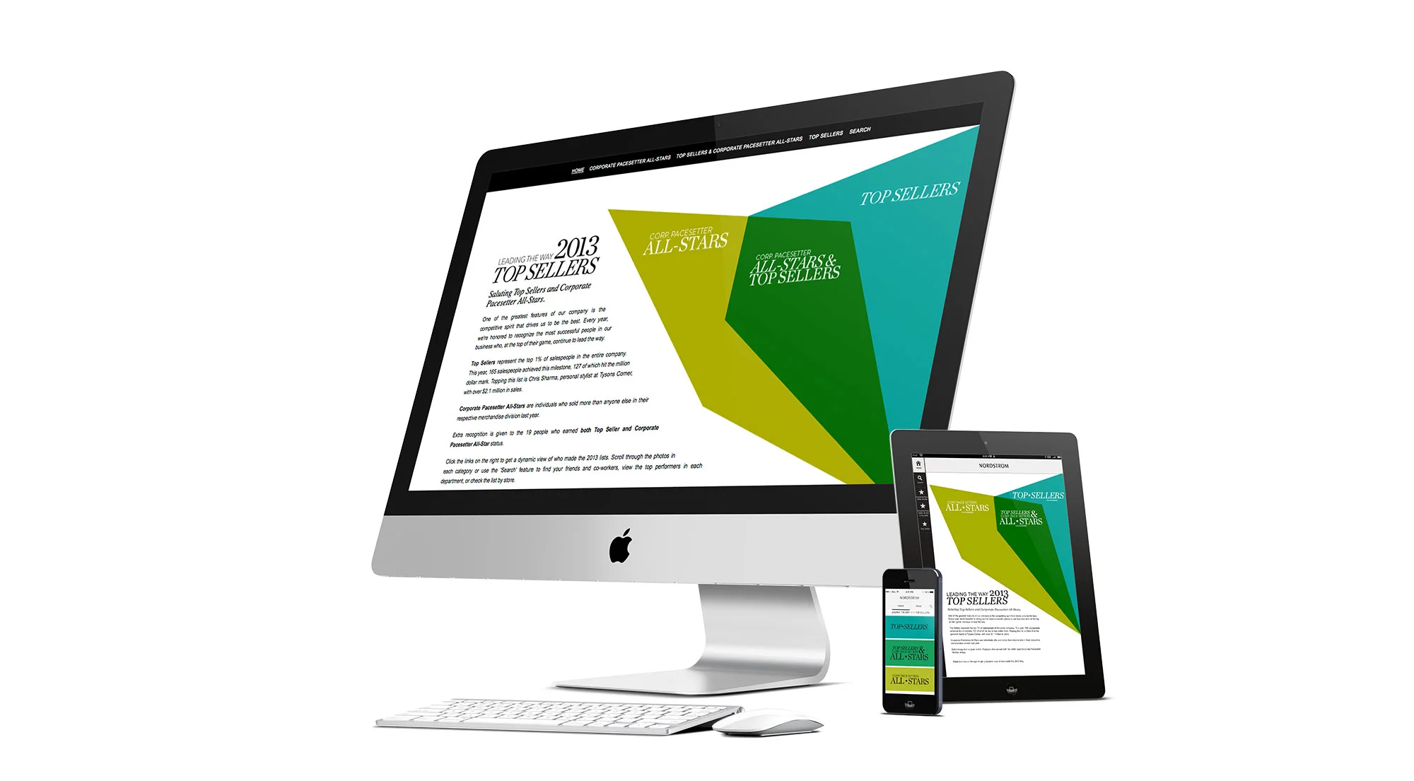 Top Seller's Landing Page