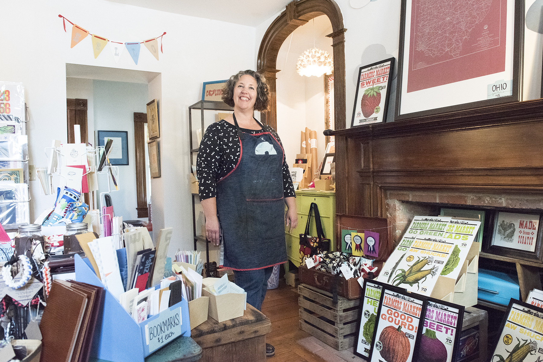 The Snow House is the gift shop for Igloo Letterpress. They also carry goods from local artists.