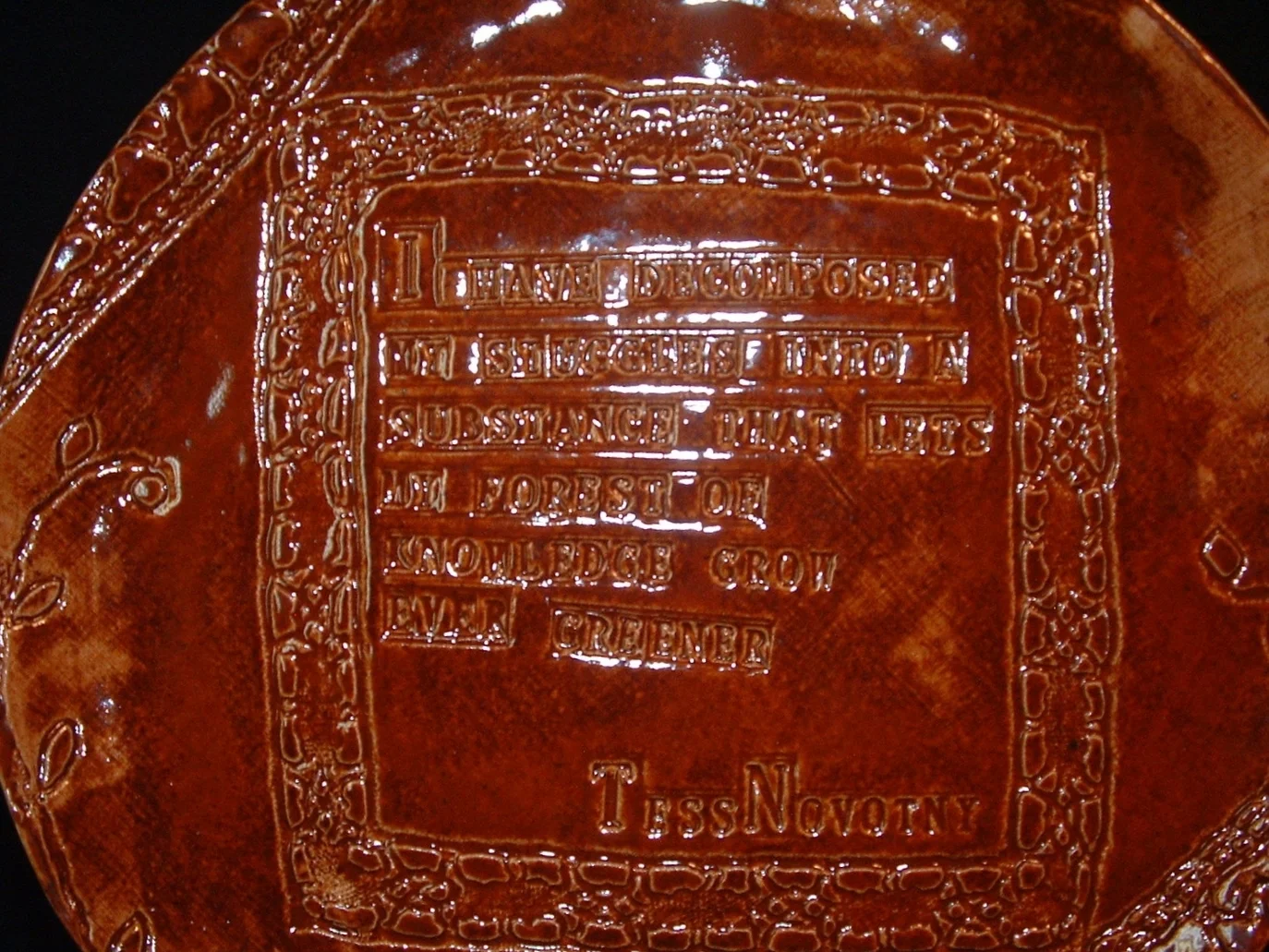  This is a quote from my step-daughter Tess. &nbsp;She's quite smart and a great writer. 