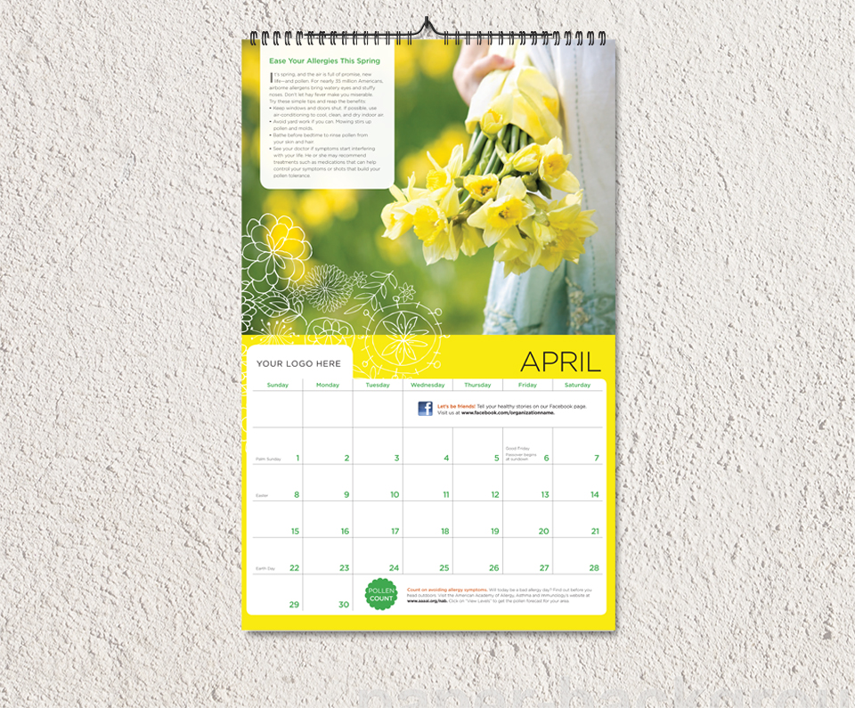 April: Flower-Themed