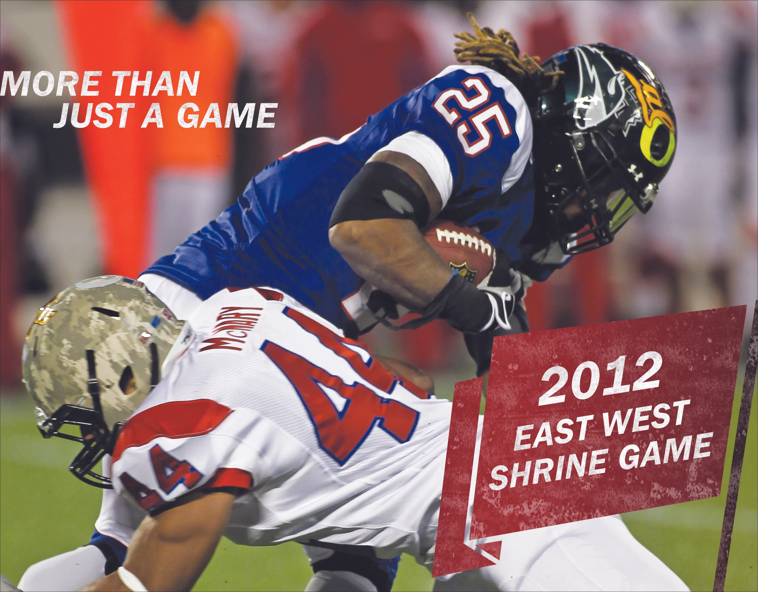 2012 East West Shrine Game Calendar Concept