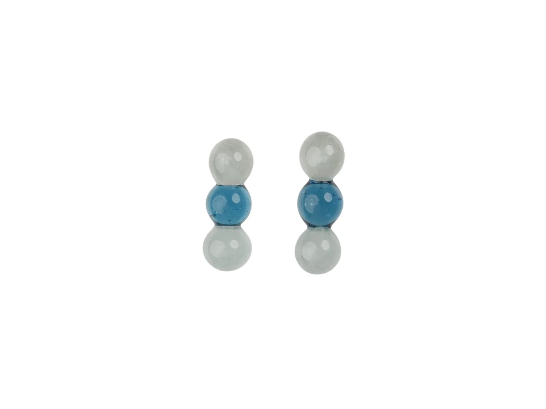 Three Sphere Earrings