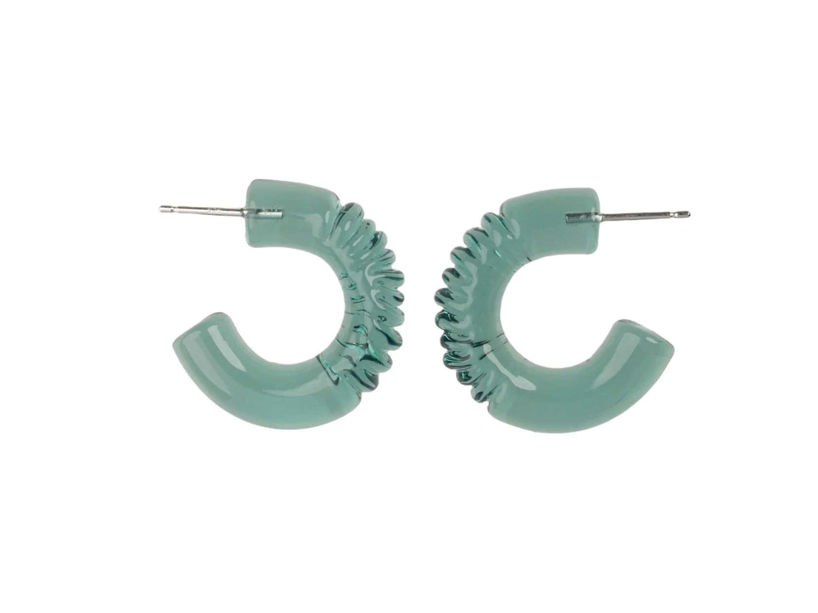 Textured Mini Hoops