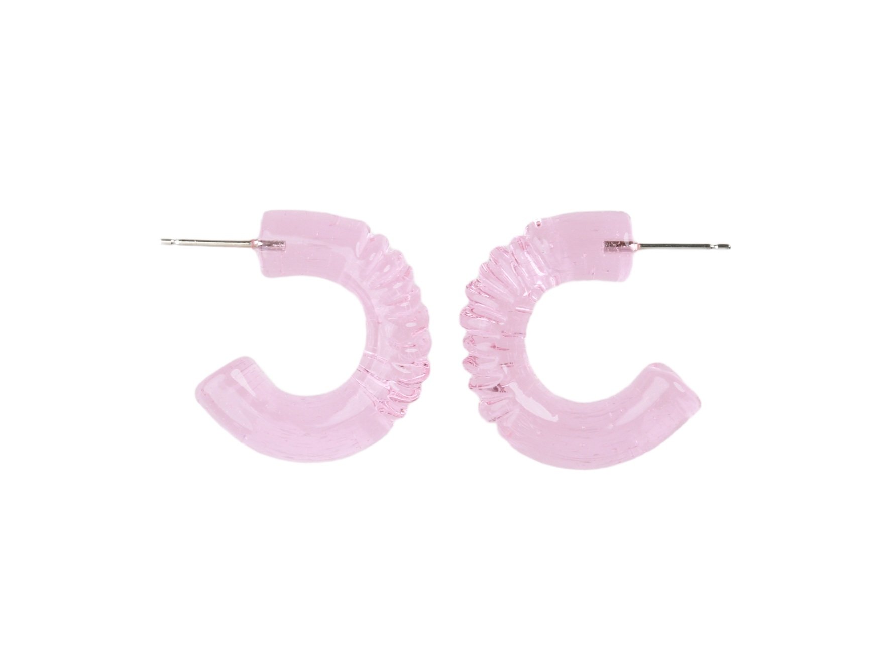 Textured Mini Hoops