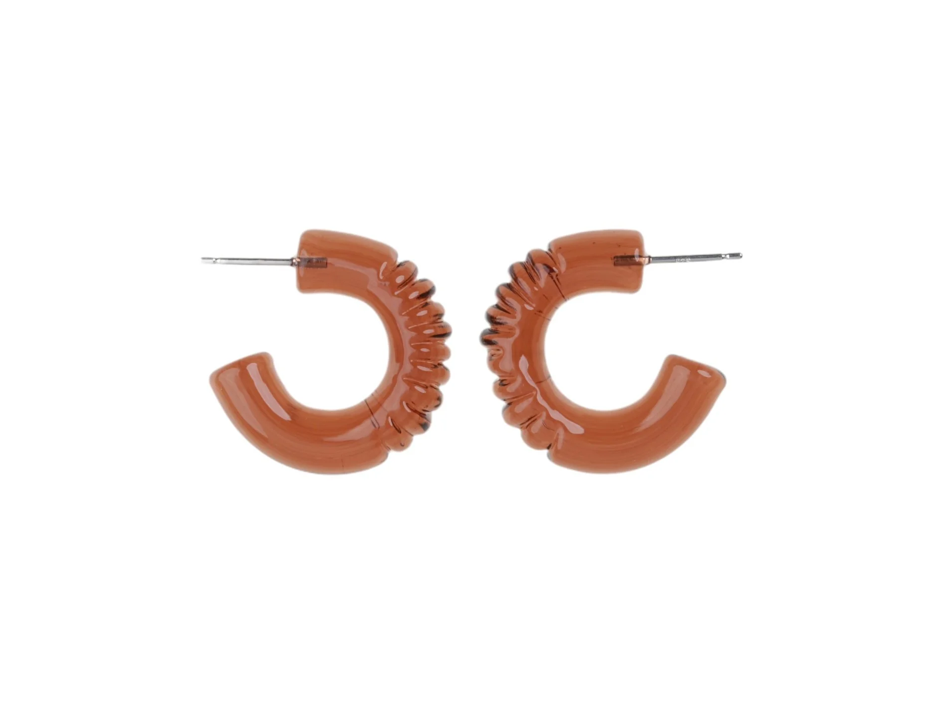 Textured Mini Hoops