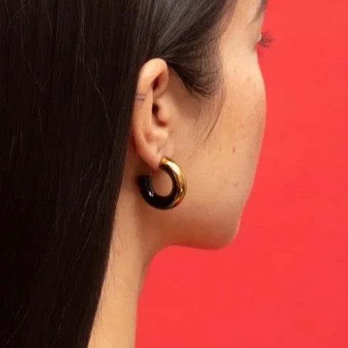 22k+Gold+Fumed+Mini+Hoops+-+Jet+Black_model.jpg