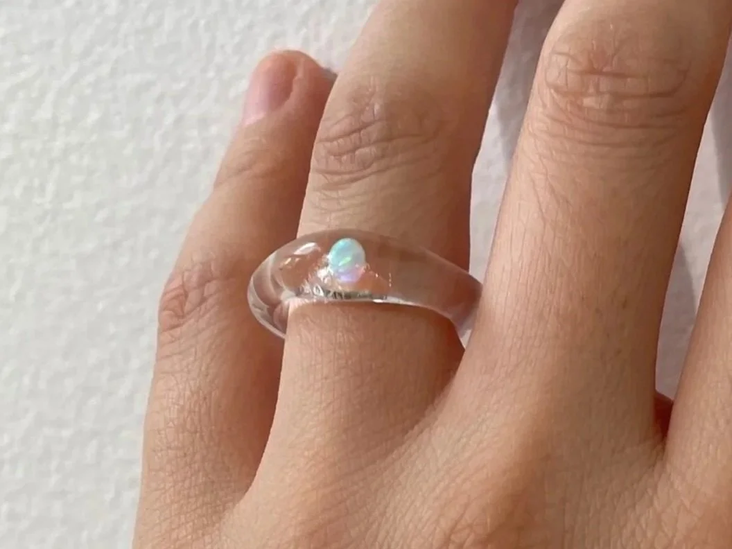 Gilson Opal Thin Ring