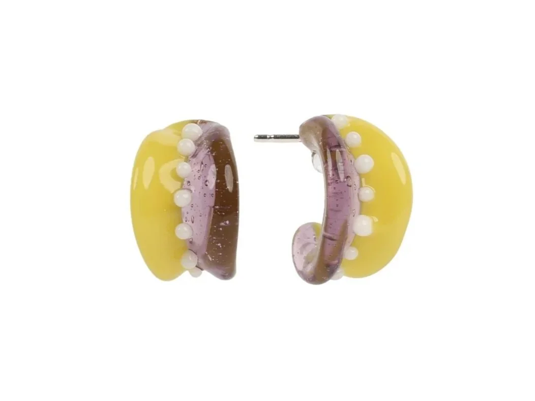 Wide Clustered Seam Hoops