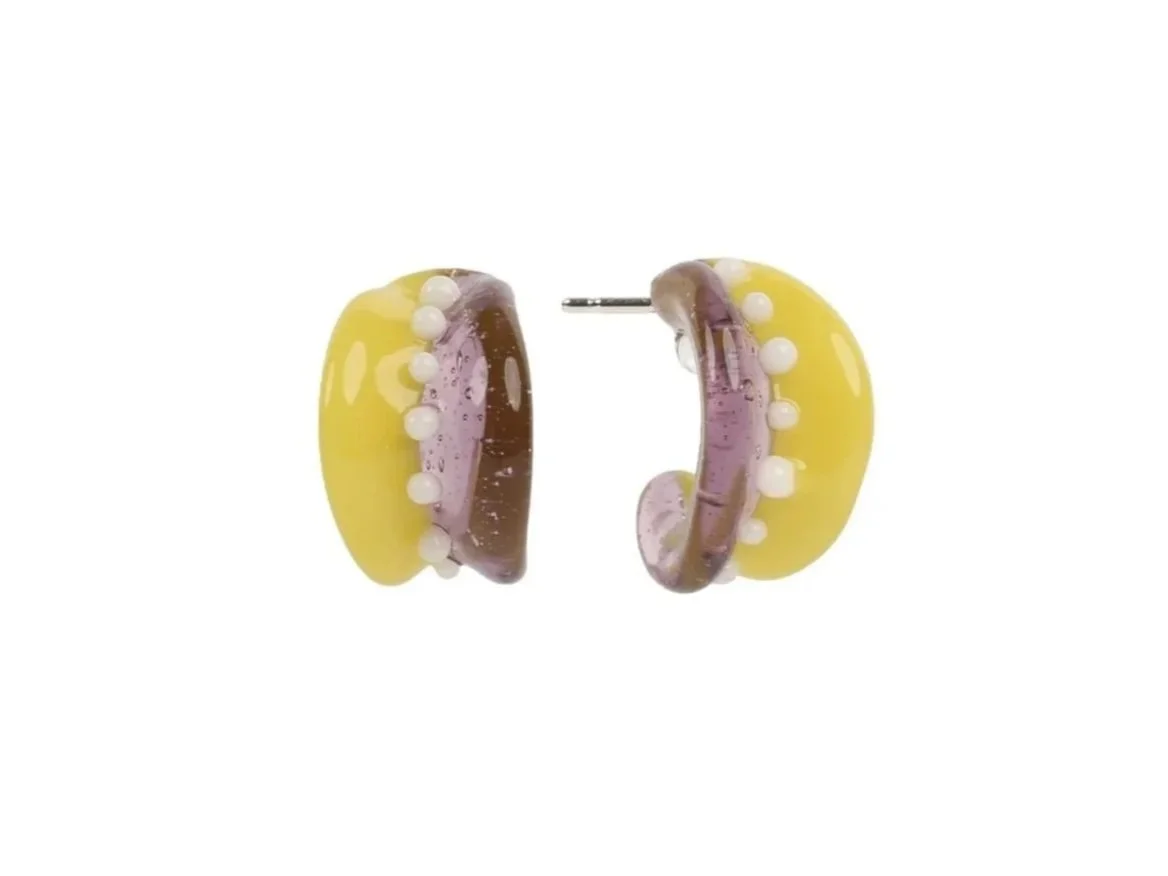 Wide Clustered Seam Hoops