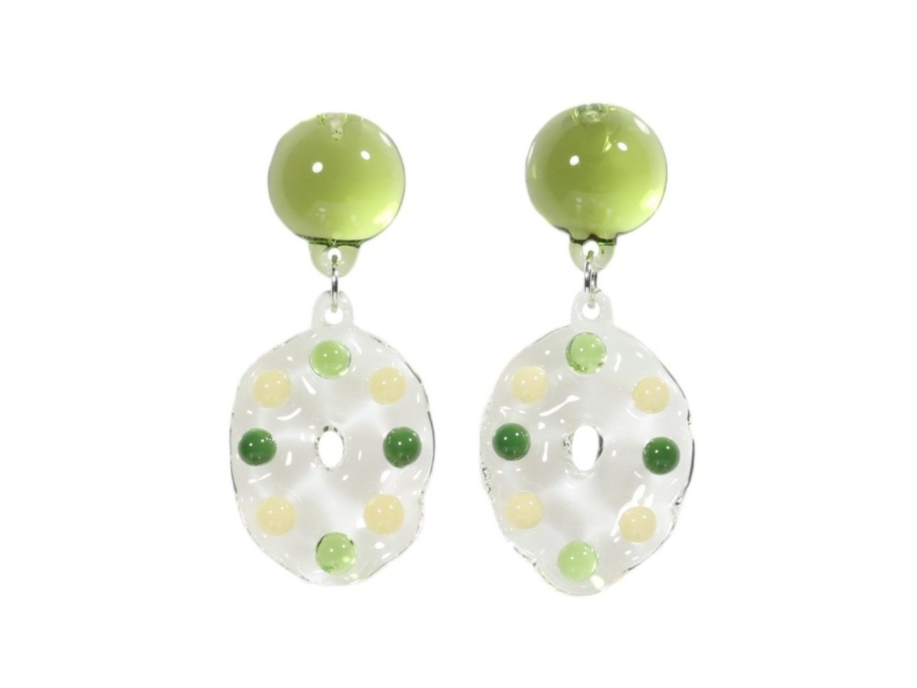 Multi Sphere Drop Earrings