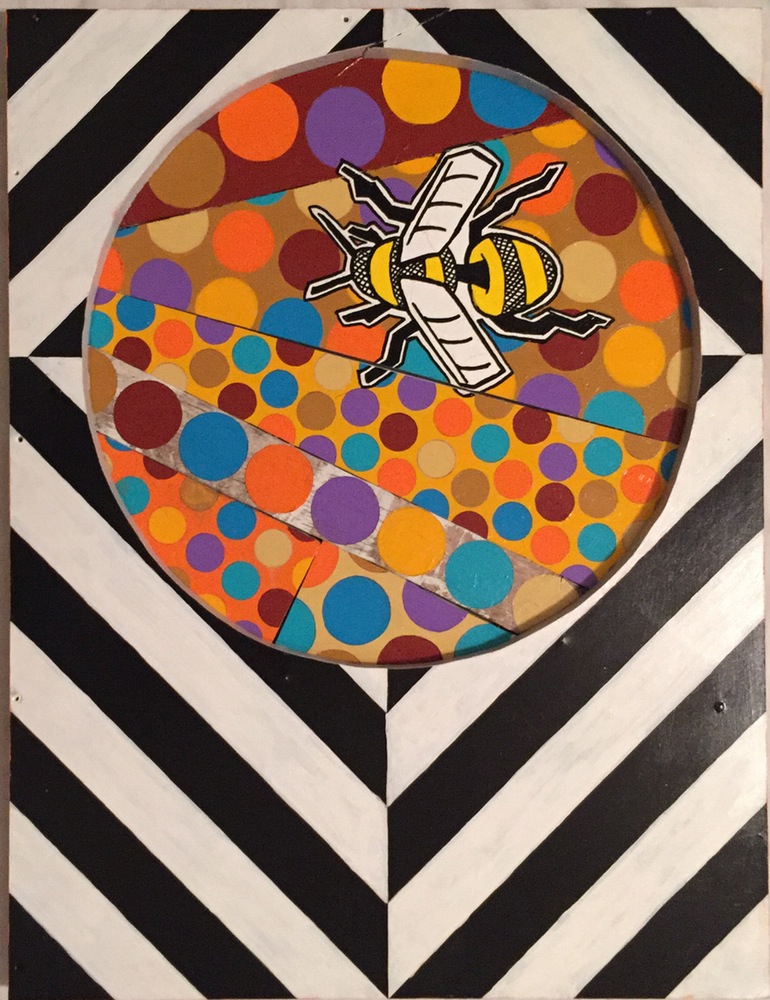 Bee on Flower 2013 (SOLD)
