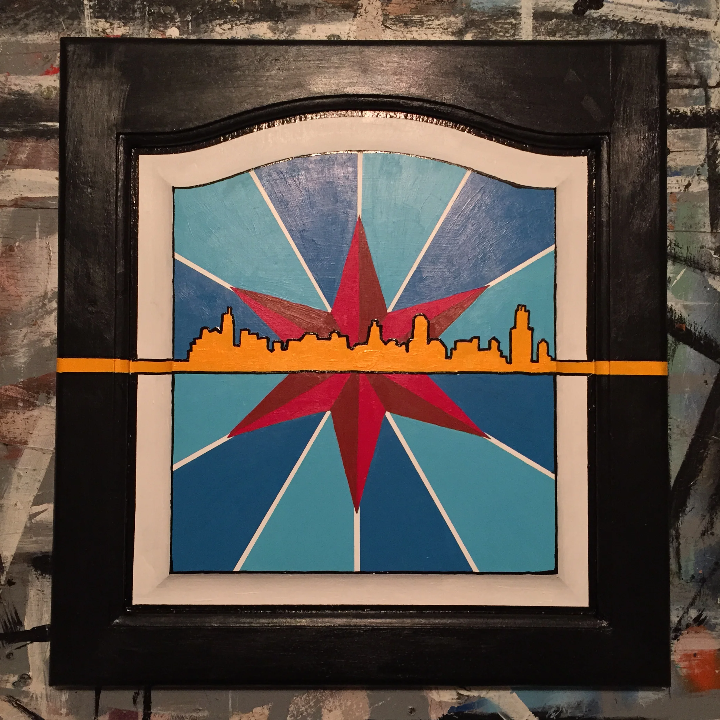 First Chicago Skyline (SOLD for Charity)