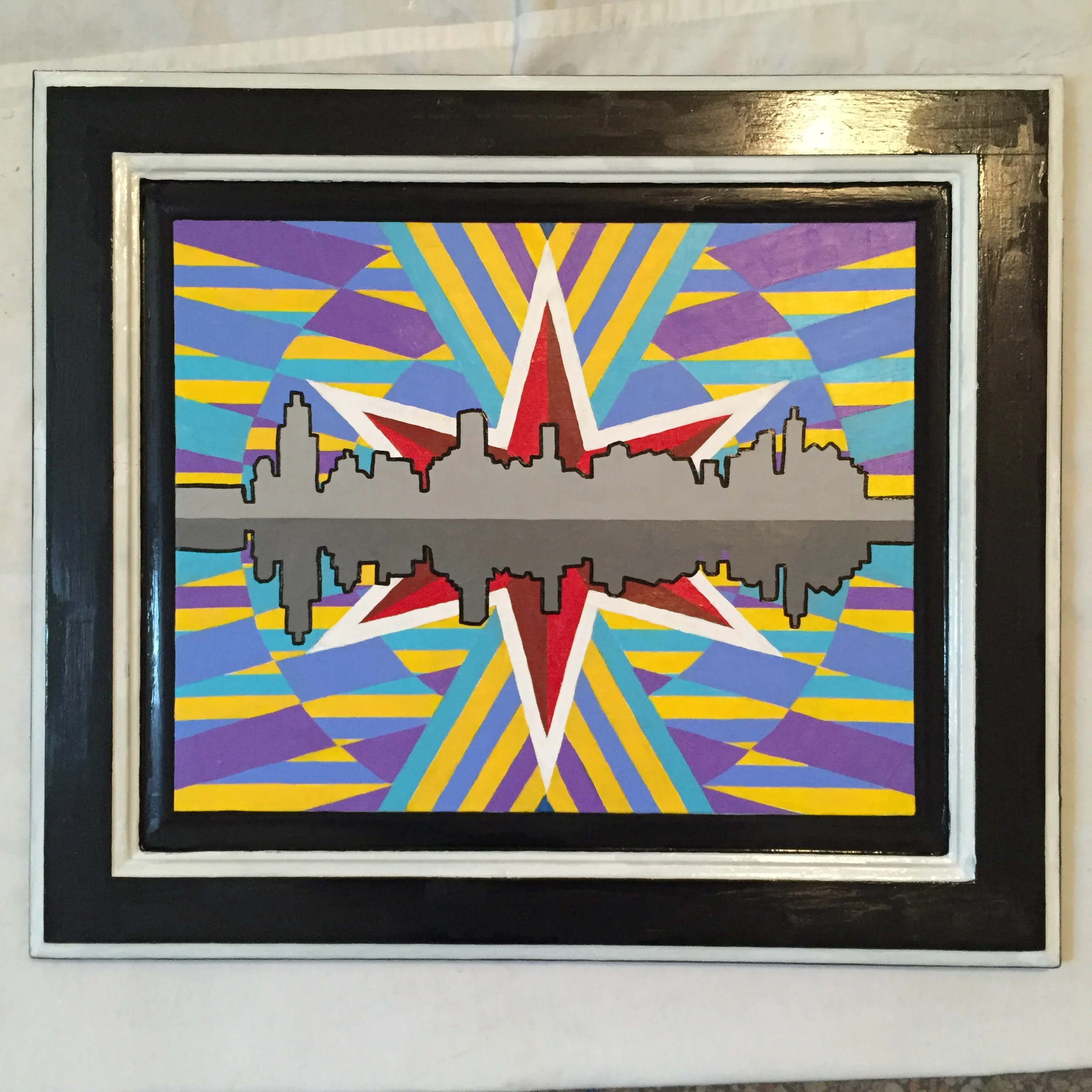 Chicago Skyline Kaleidoscope 2015 (SOLD)
