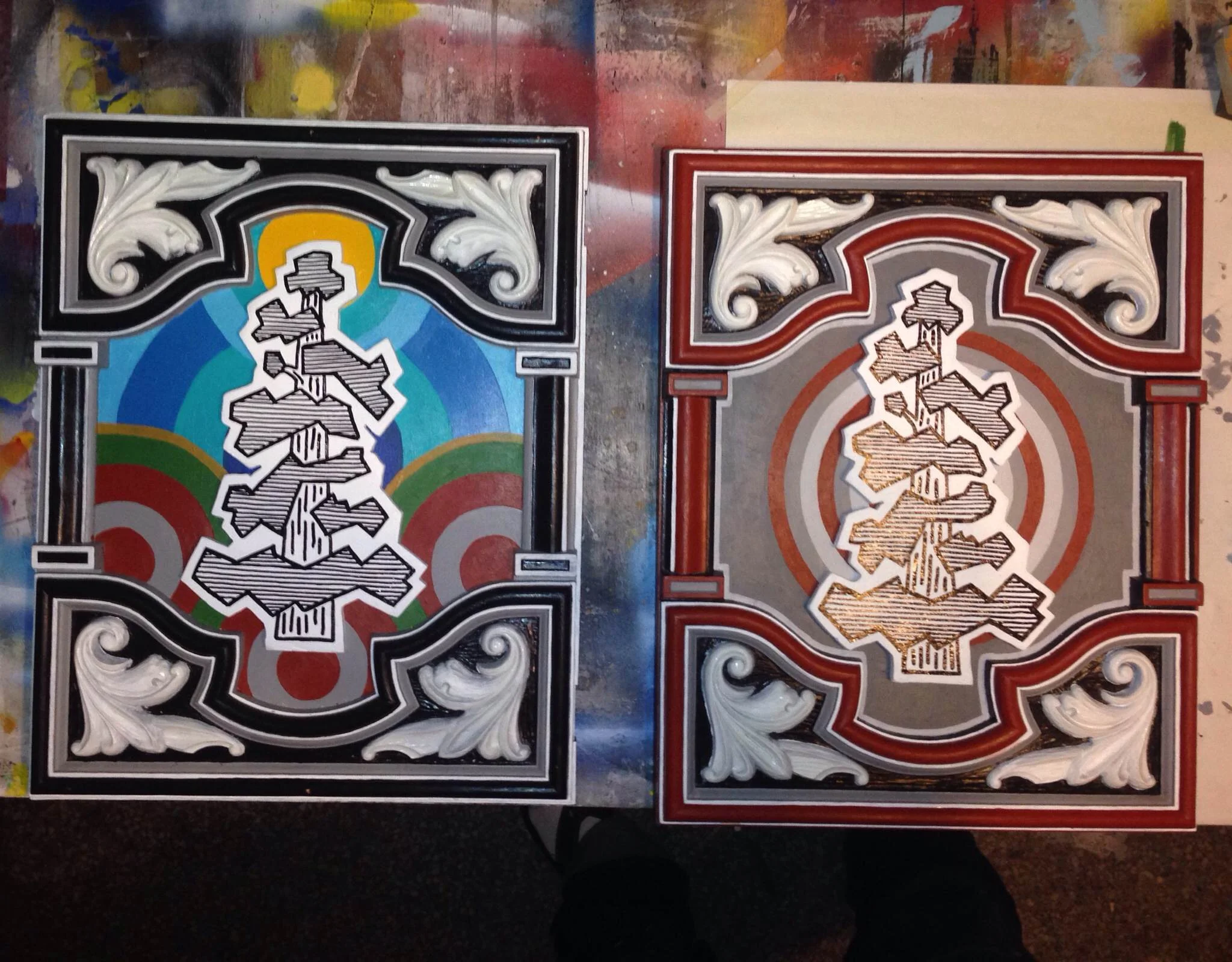 Past versions on the same frames. 