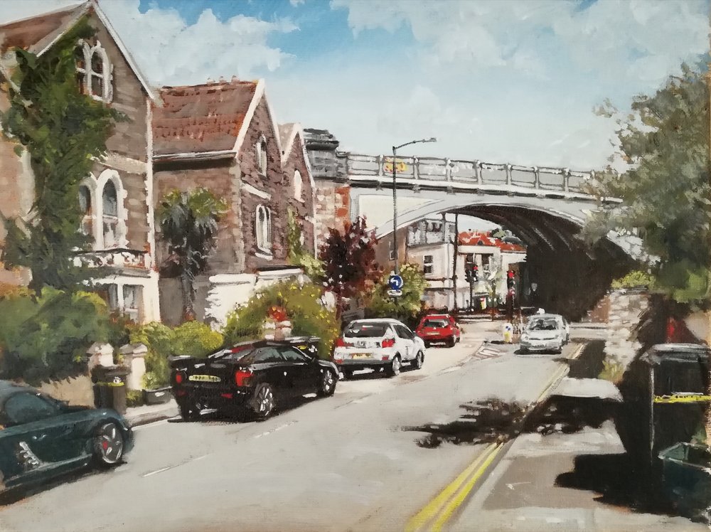 Urban sketching and painting