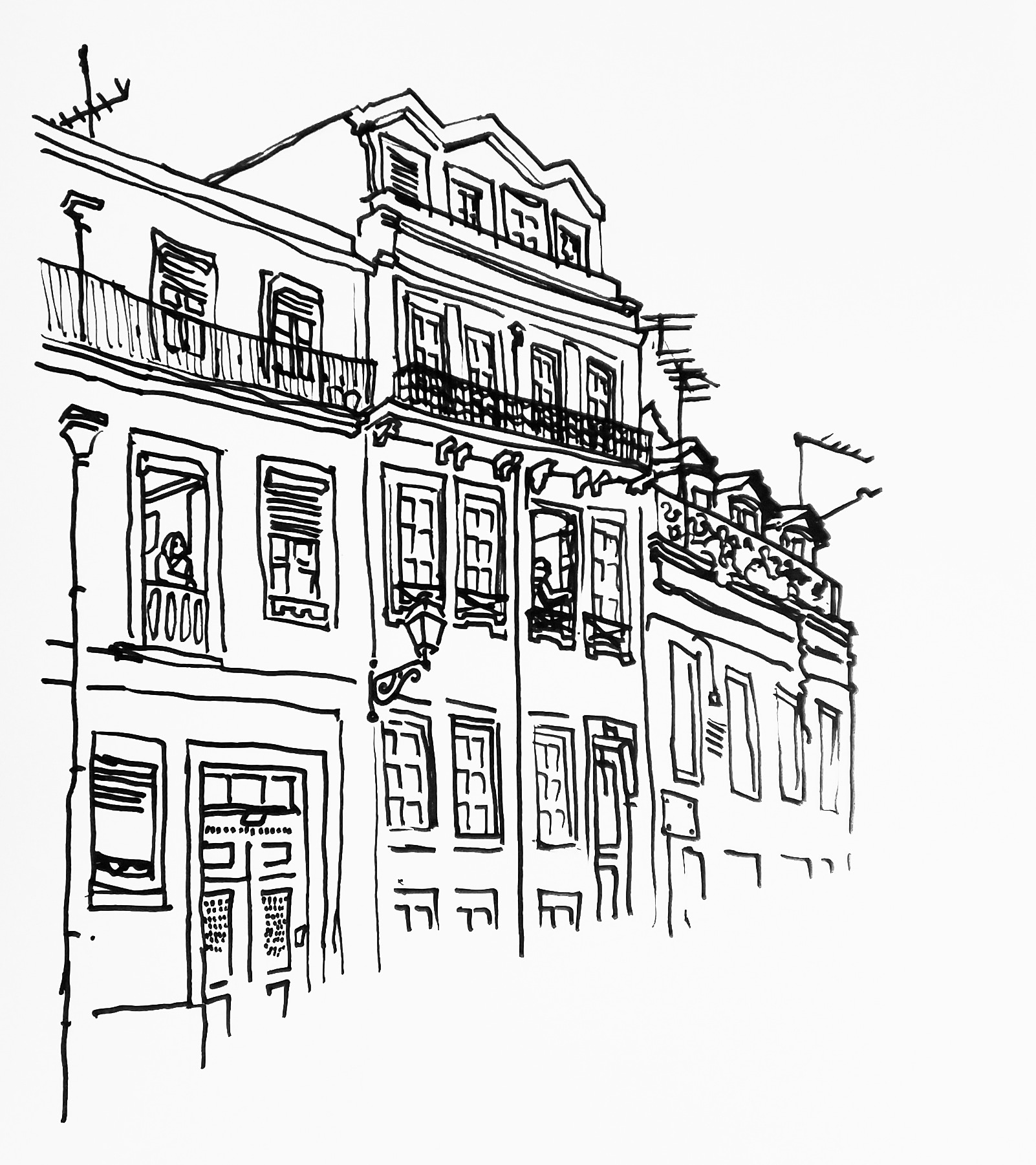 Pen and ink from life