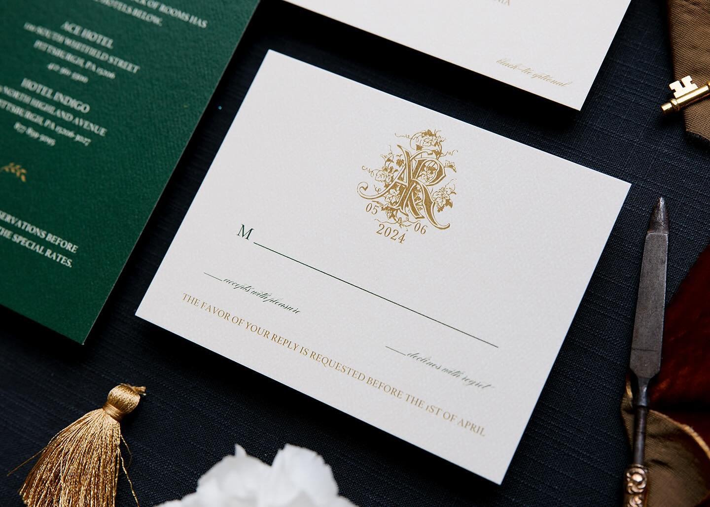 Let me create a Custom Monogram for your wedding! Not only are #monograms perfect on your invitation suite, but they can be carried out throughout the entire wedding celebration and beyond.