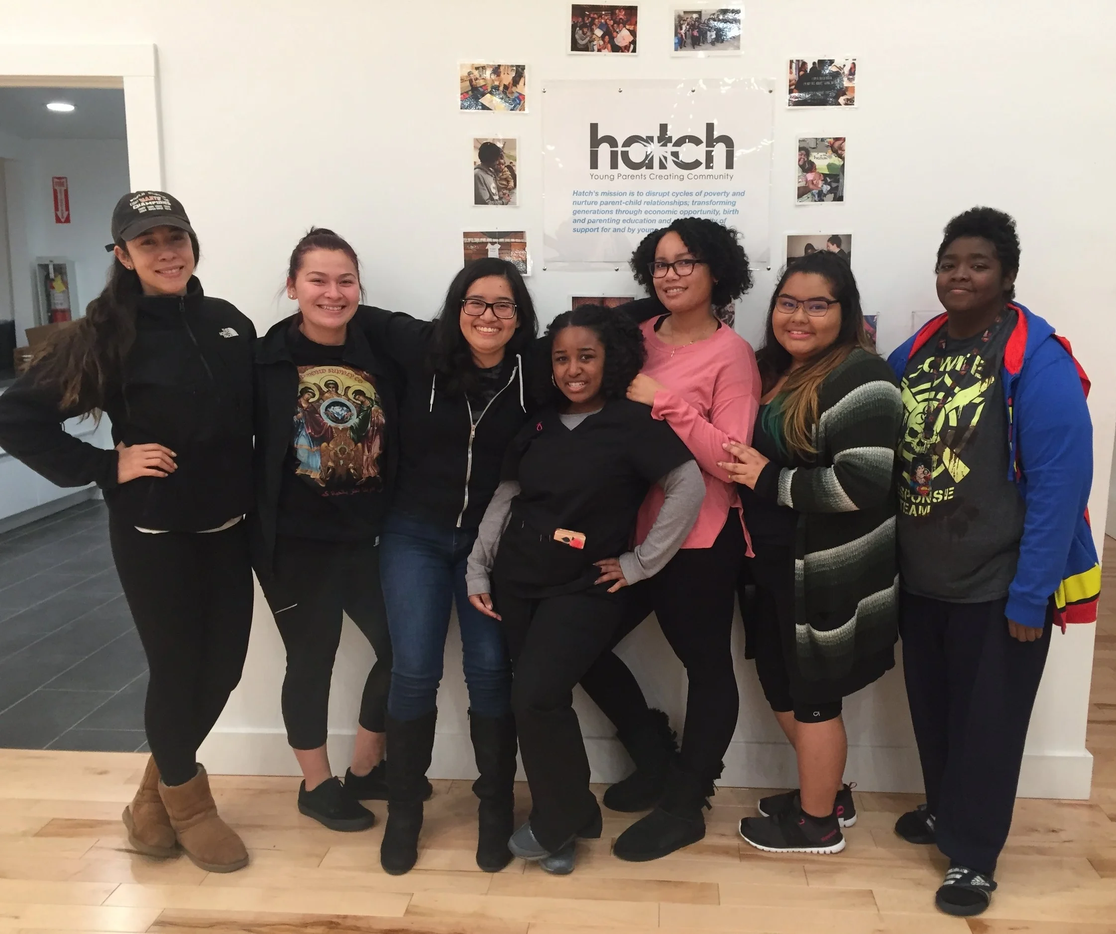 Meet the 2017 Cohort 3 Mentors!From left to right: Bianca, Beatriz, Nicole, Chantal, Alatia, Natalie, and Brittney.