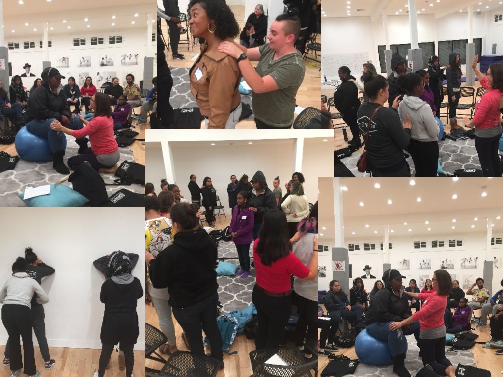 This meeting provided the opportunity for guests to interact with their community members by participating in comfort measures.