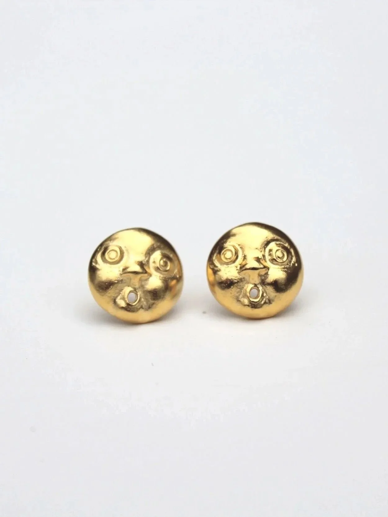 Moon Face Earrings