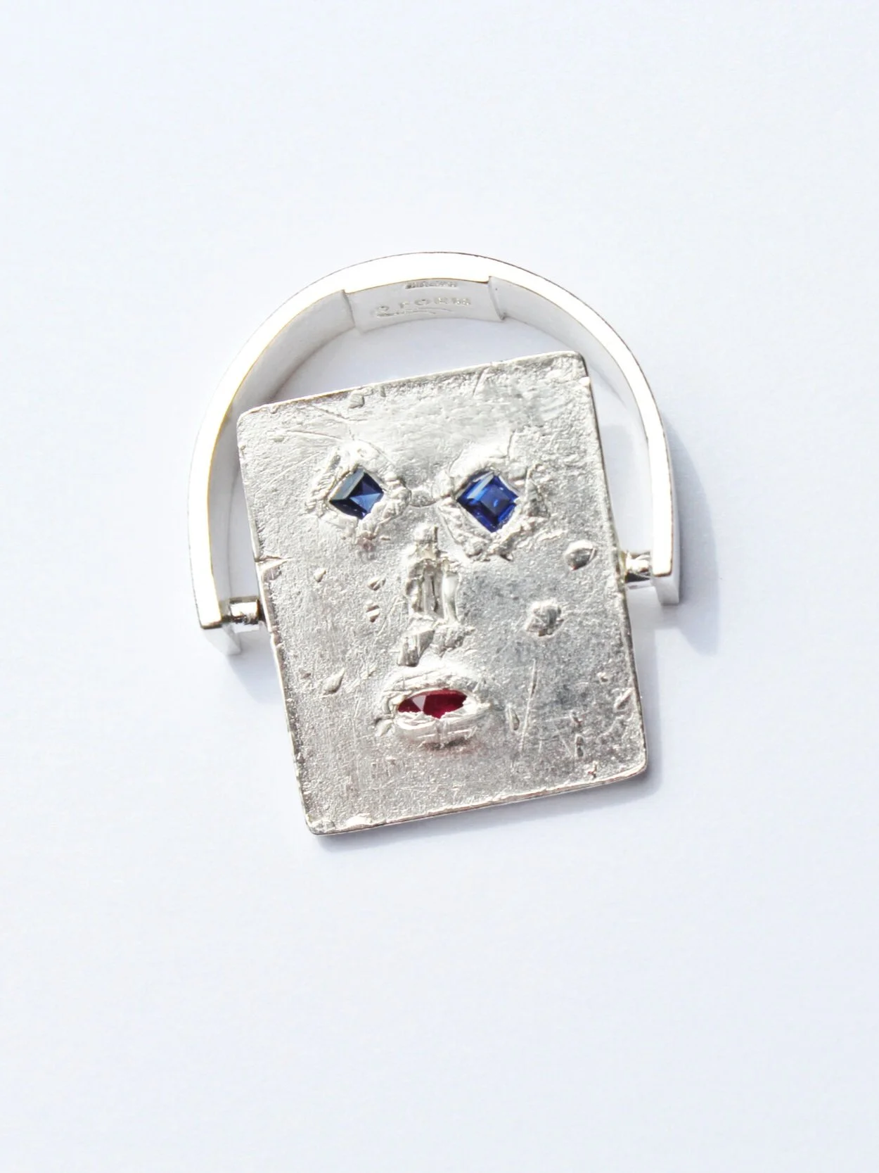 Spinning Square Face Ring - Size 7.5