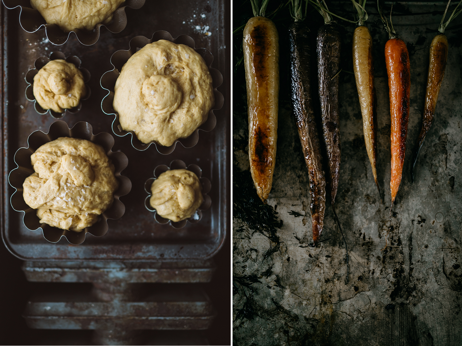 Consider textures: worn baking sheets add a rustic vibe.