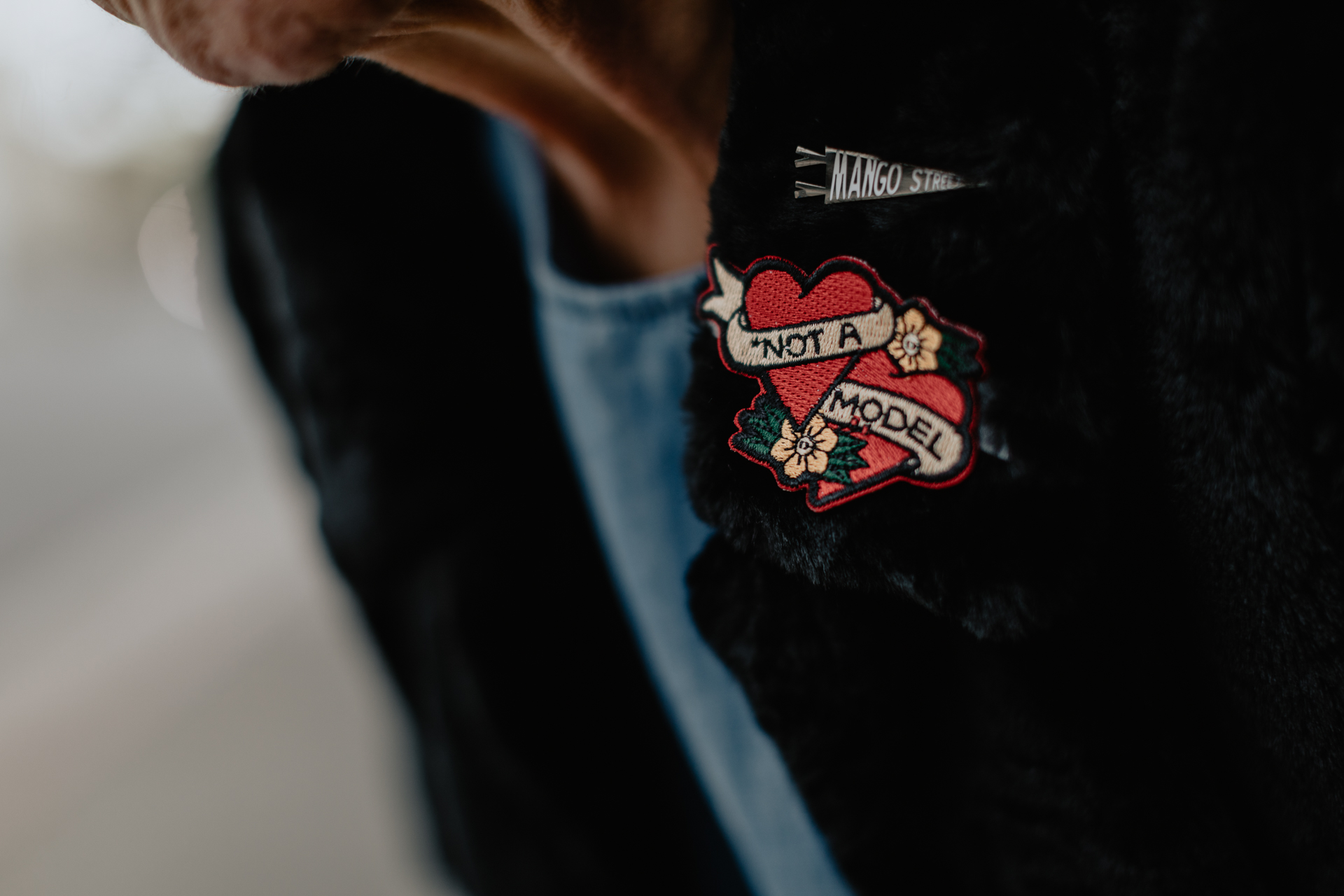 Not A Model Embroidered Patch