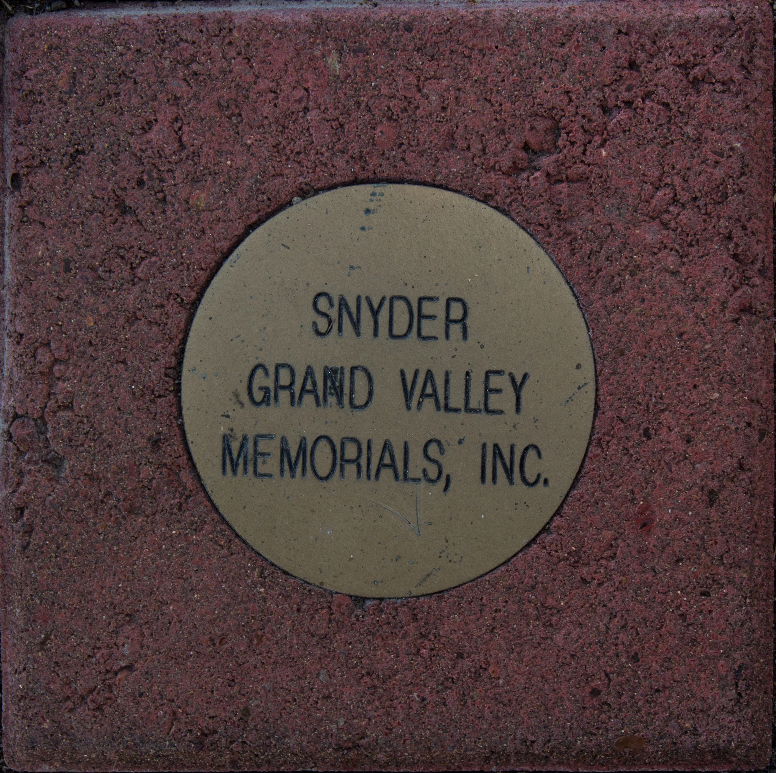Example of Corporate Brick For: Walk of Honor