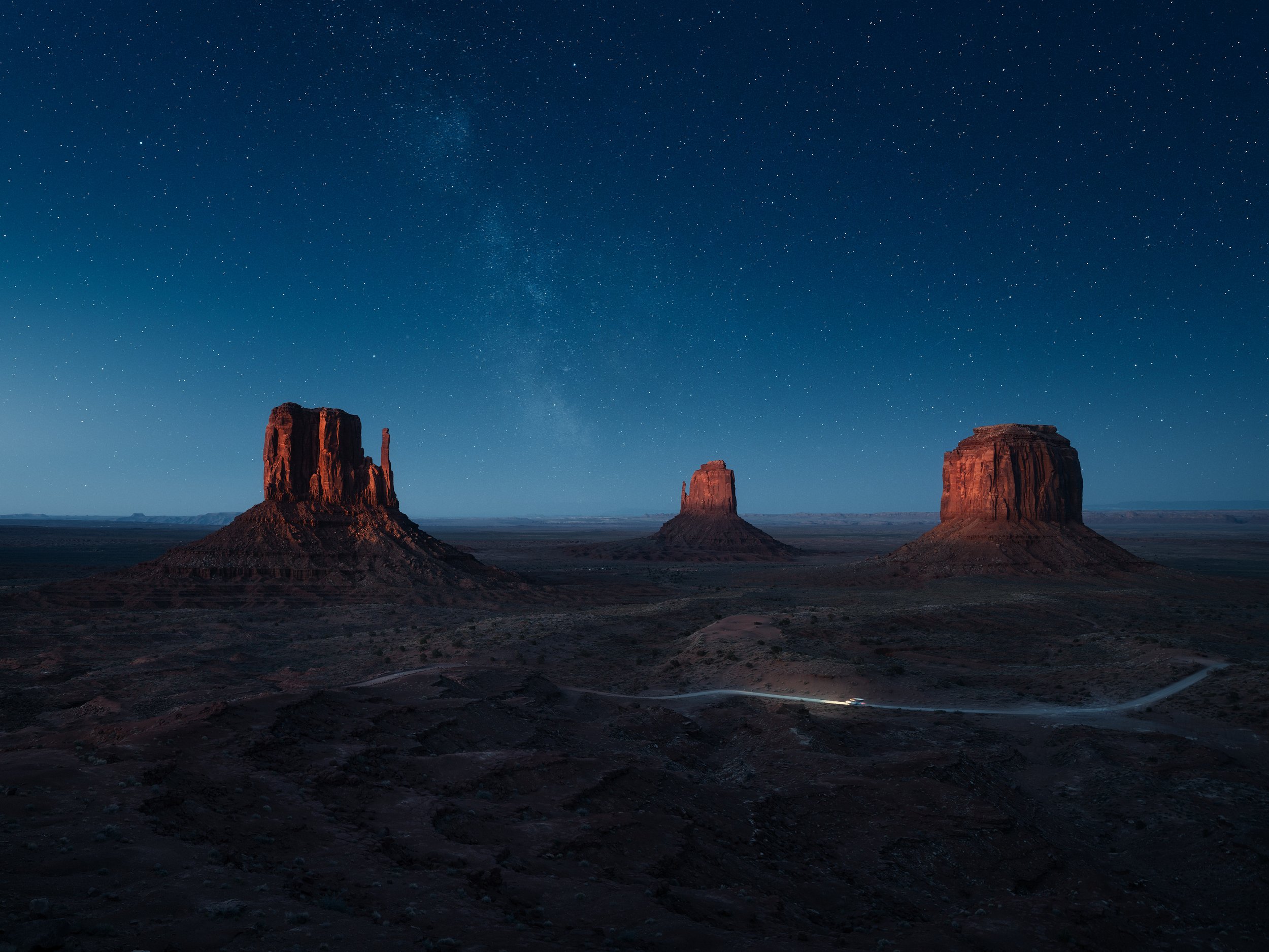Monument Valley at Dusk 