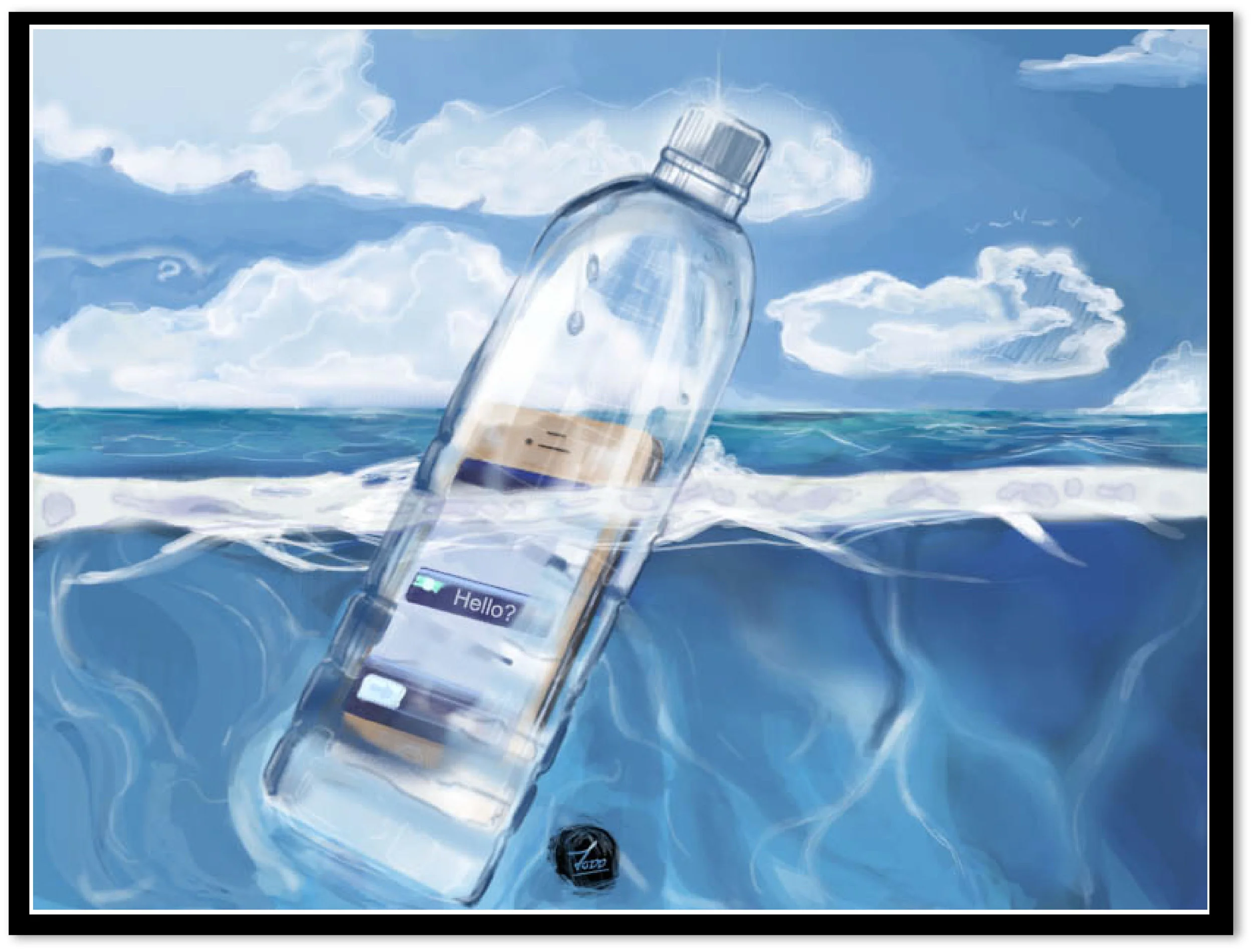 Text in a Bottle