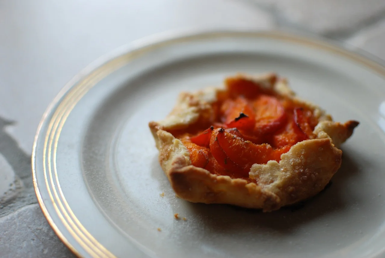 Apricot + Rosemary Galettes
