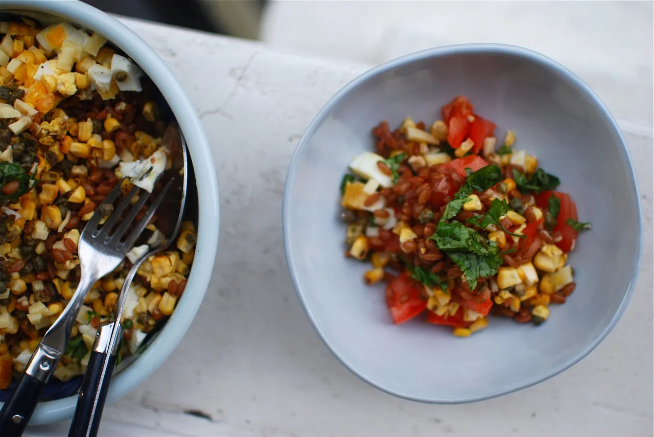 Peel-to-Stalk Spelt Salad