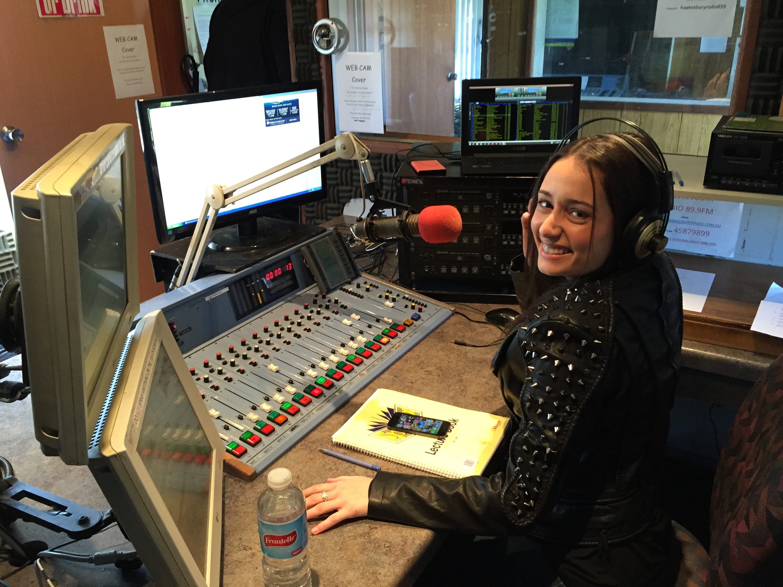 Mys T Djing in the Radio Booth